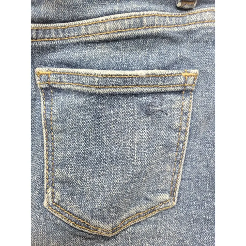 Girl's DL1961 Jenny Denim Skirt Blue Rose Kids Children's Size 8 - Picture 3 of 10
